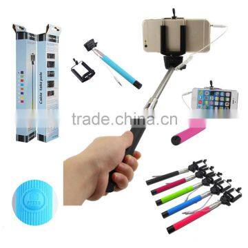 New design wholesale extendable camera tripod monopod selfie stick for mobile accessories