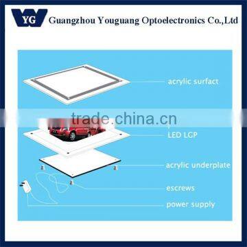 LED Acrylic Crystal Frame ,battery-powered , us Food Price List Menu Board photo-2
