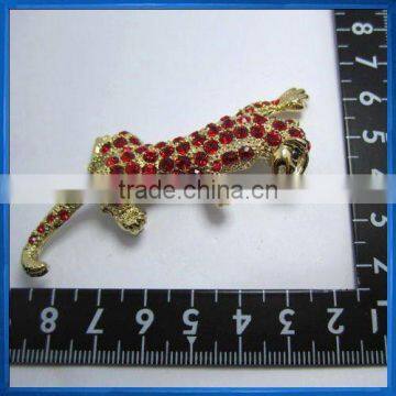 Lovely leopard brooch,panther brooch