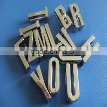 Stylish Plain Alphabet 18MM Slide Letters for Bracelets & Pet Collars