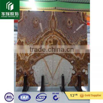 background wall material Luxury Onyx stone with special lines good price