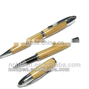 recycled bamboo logo pen