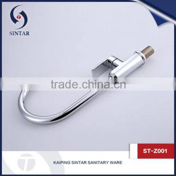 Modern Zinc Alloy Curve Shape Single Hole Kitchen Sink Mixer Tap photo-3