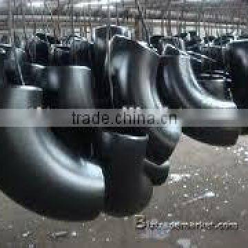 carbon steel butt weld seamless pipe fittings black steel pipe fittings