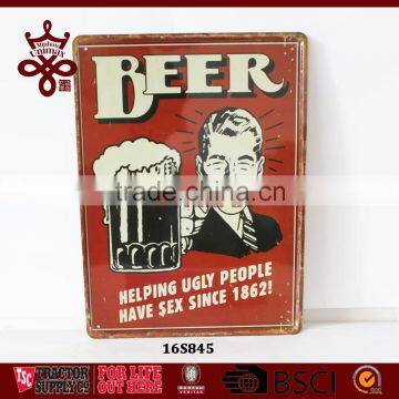 Metal Crafts Painting Tin Sign Beer Coffee Pub Club Gallery Poster Tps Vintage Wall Cafe Decor Picture Plaques photo-3