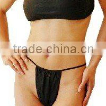 Disposable Non-woven Women Sexy Bikini with Elastic