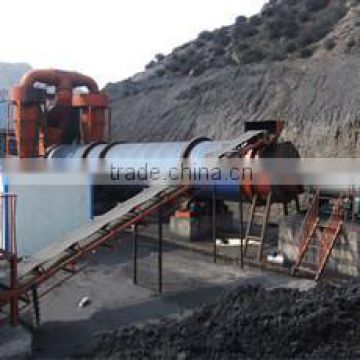 Horizontal Single Drum Silica Sand Rotary Dryer