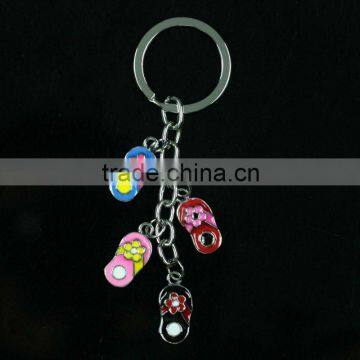 Fashion slippers design keychain