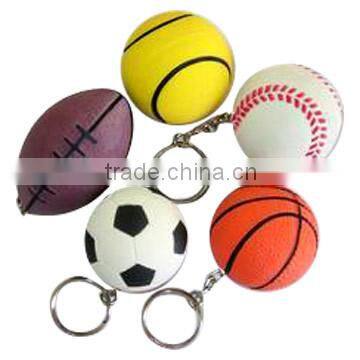 Sales Promotion Rubber Sport Ball Keychain photo-2