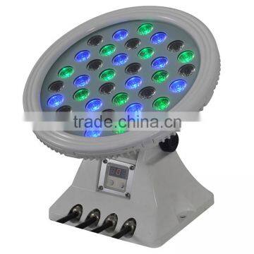 36pcs RGB Outdoor Flood Light Led Round Wall Washer