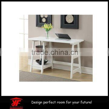 White useful wooden computer desk with assembly instructions                        
                                                Quality Choice