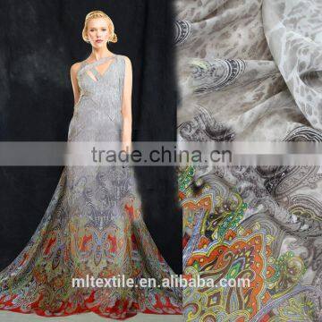 Printed French Silk Chiffon Fabric Prices photo-3