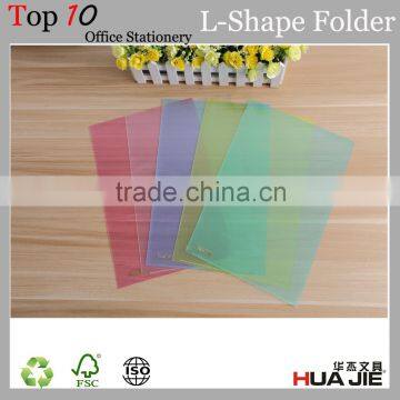 Business stationery PP material L shape file folders