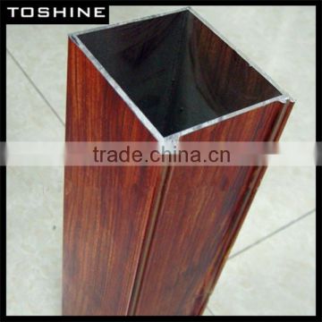 wooden grain aluminum profiles for windows and doors