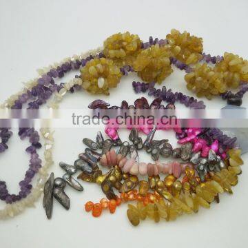 Natural gemstone supplier for jewellery OEM necklace with pendant