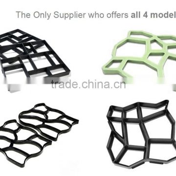 Plastic Concrete Pavement and Garden Slab Mould for garden Cobble Paving Block Mould Ornaments for sale Europe