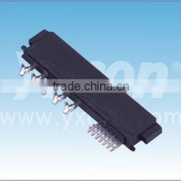 7pin+15pin female SATA connector