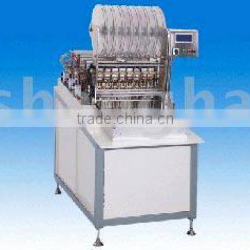 Magnetic stripe applying machine