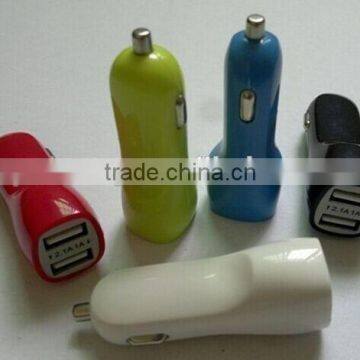 Dual-Port USB Car Charger Cigarette Charger