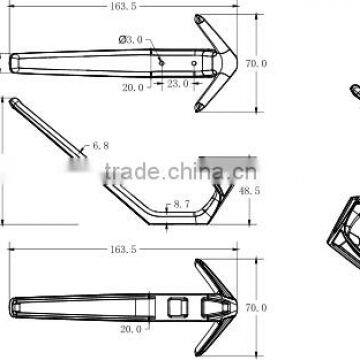 Cheap antique brass coat hook