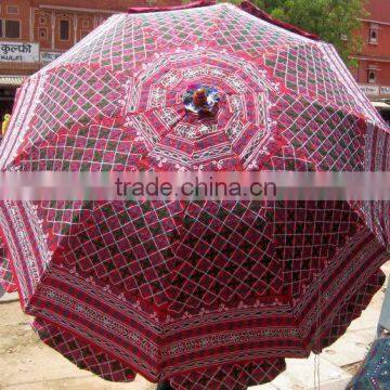 Indian Garden Umbrella-specialists in exquisite, hand-crafted decorative Handmade Garden Indian Umbrella and Parasols