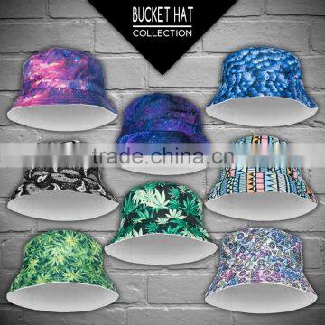 3d digital print bucket hat fullprint galaxy aztec weed bandana wholesales top hatreversible outdoor sun caps unisex