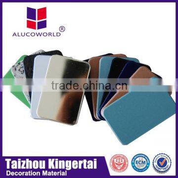 modern Hot sale Alucoworld excellent 3d wall plastic snowboard aluminium composite panel ldpe plastic material for acp