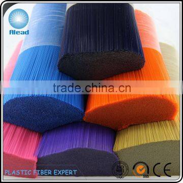 broom fiber PET with excellent bend recovery and shiny colours