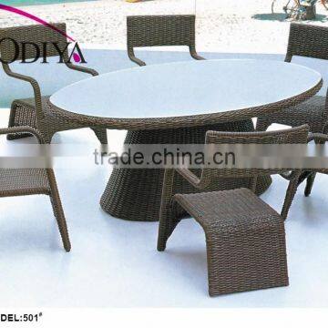 Outdoor garden furniture poly wicker rattan sofa