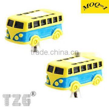 TZG10210 The Popular School Bus Cufflink Cuff Link