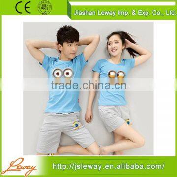 Custom wholesale unisex bulk blank t-shirts for promotion t-shirt for lovers