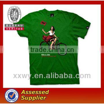 Top quality custom made cotton t shirt(OEM)