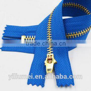 High quality custom paint metal zipper with different length