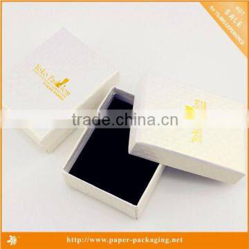 white cardboard custom paper packaging box without glue