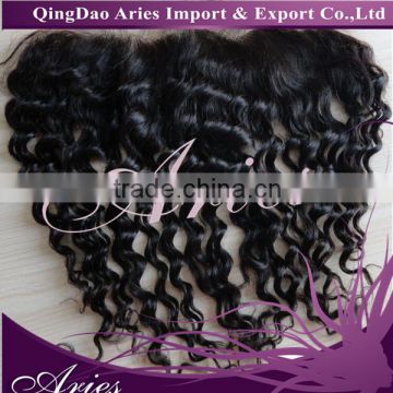 6A Cheap Peruvian Lace Frontal Closure 100%Unprocessed Human Hair 13x4 Bleached Knots Virgin Frontal Body Wave Full Lace Frontal