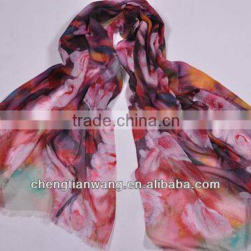 2013 Digital Print Wool Scarf, New Scarf 2013 photo-2
