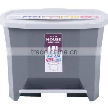 17 Liter crystal shape design pedal dustbin