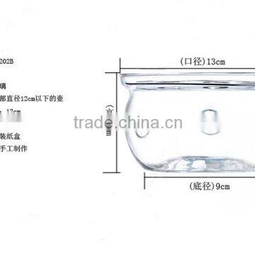 Hot Selling Special Design Glass Warmer Family Kitchen Tea Ware Teaset Glass Tea Warmer photo-5