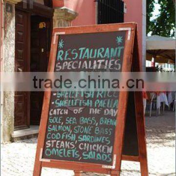 smallschool/resturant menu advertising writing chalk wooden blackboard