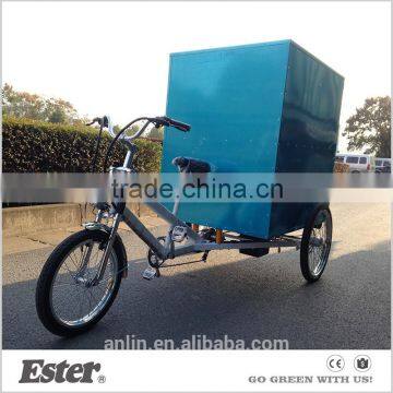 Electric tricycle cargo bike