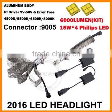 2016 NEW (PHI-LUXEON MZ ) LED HEADLIGHT (9005)