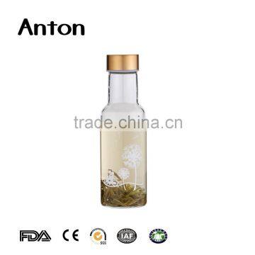 Glass Material Water Bottles Hot Sale Promotional Tea Water Bottle Unbreakable Glass Water photo-2