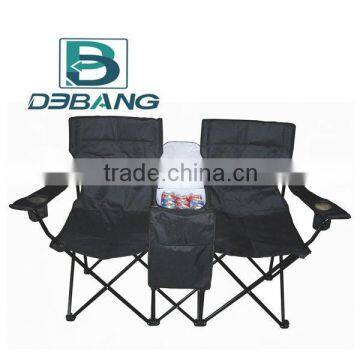 Camping Double Camping Chair With Cooler