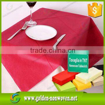 100% POLYPROPYLENE Non-woven Table Cover,tela no tejida tablecloth