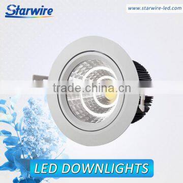 High power Epistar chip 7W cob led downlight with 75mm cutout