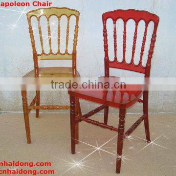 Nice amber and red clear napoleon chair for wedding