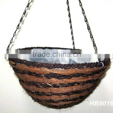 Rattan Hanging Basket Flower Pot