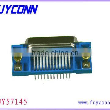 24 Pin Male Right Angle PCB Centronics DDK Connector Right Angle