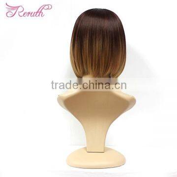 High Quality Wholesale Short Straight Bob Style Human Hair Wig photo-4