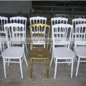 white wood napoleon hotel banquet chair